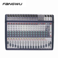 Best Quality 24 Channel DSP Effect Audio Mixers Console With DAC Sound Card